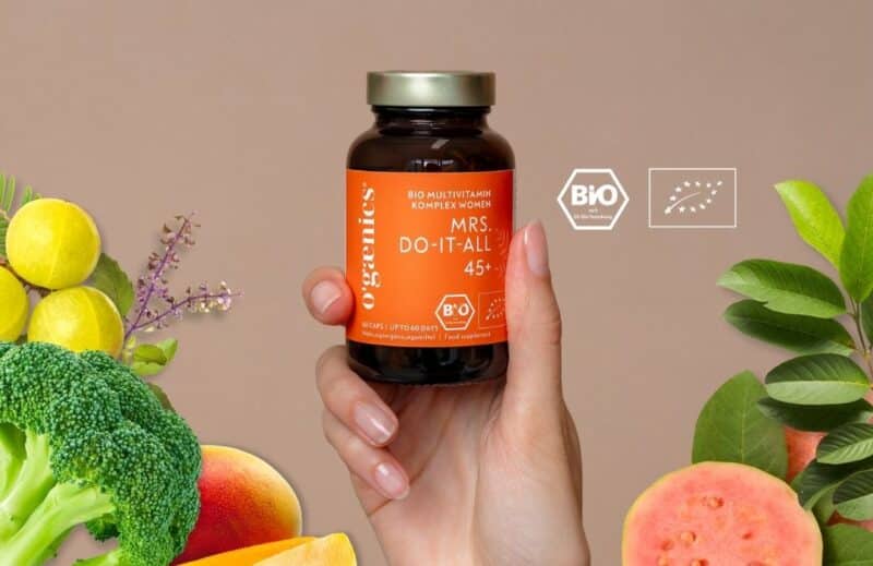 Ogaenics-Mrs-Do-It-All-45+-Bio-Multivitaminkomplex-Frauen-Menopause-Wechseljahre-Nahrungsergaenzung-Gemüse