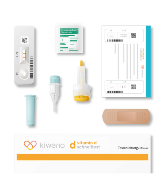 Vitamin-D-Schnelltest-Lieferumfang