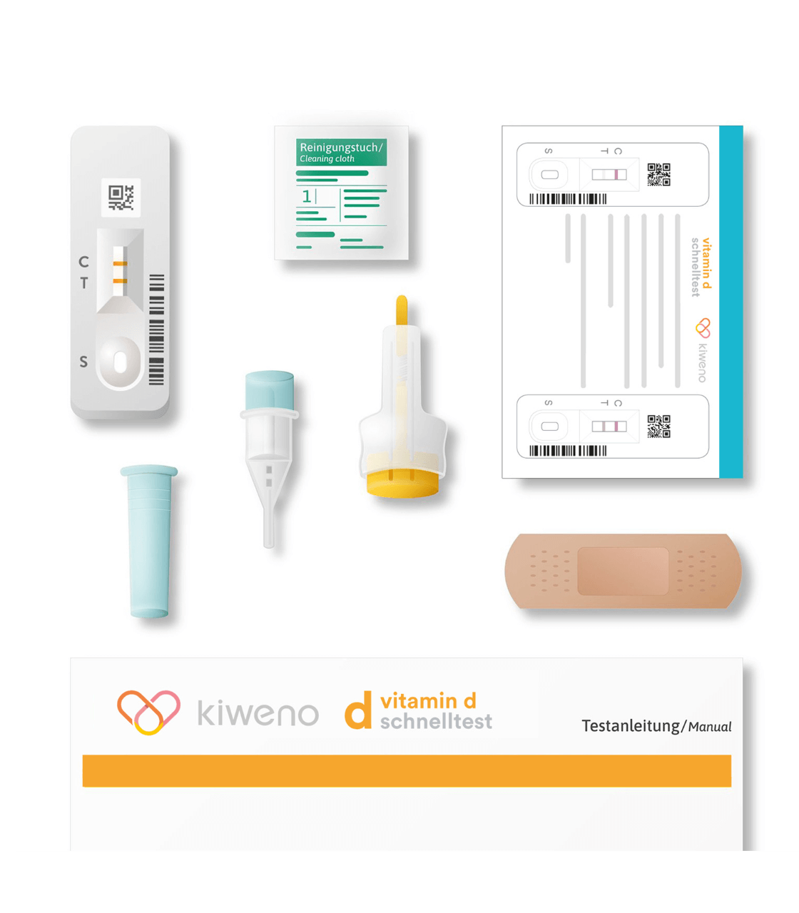 Vitamin-D-Schnelltest-Lieferumfang