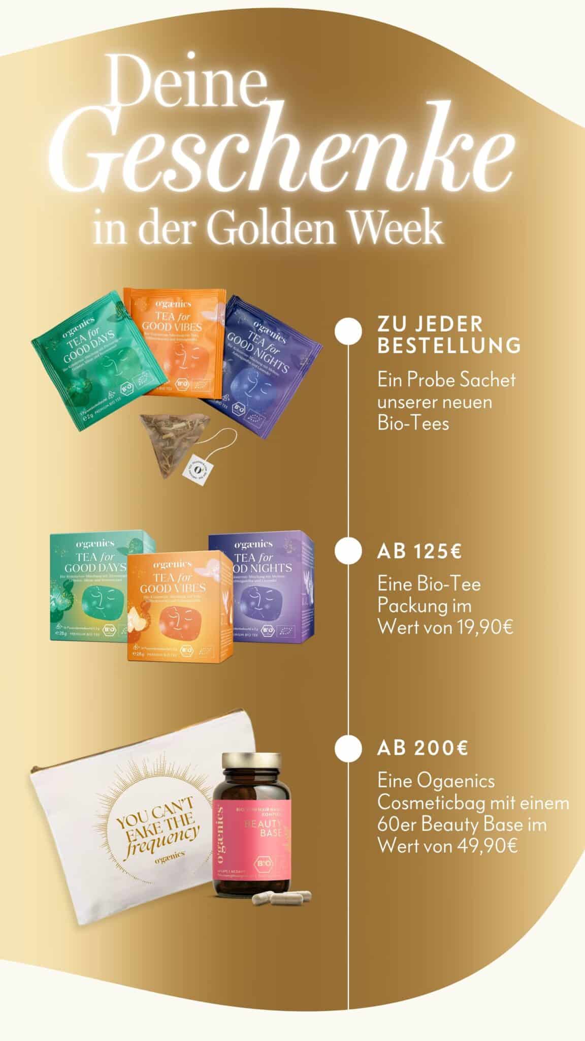 Landingpage Golden Week Geschenke