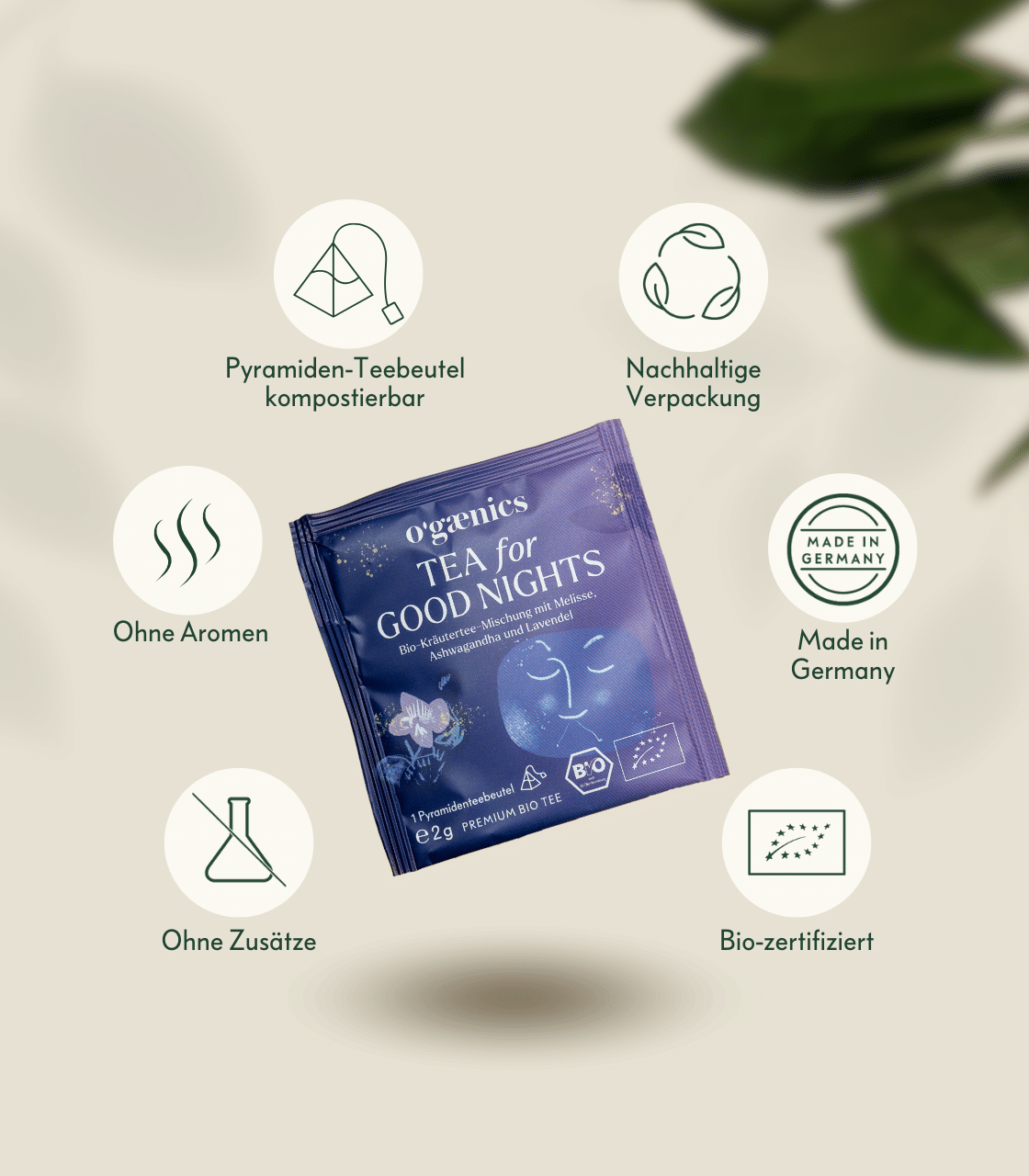 PDP-Detailbilder-Ogaenics-Tea-for-good-nights-schlaf-tee-oeko-pyramiden-teebeutel-Qualität-DE